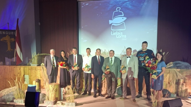 Gada balvas zivsaimniecībā "Lielais loms 2026" laureāti. 