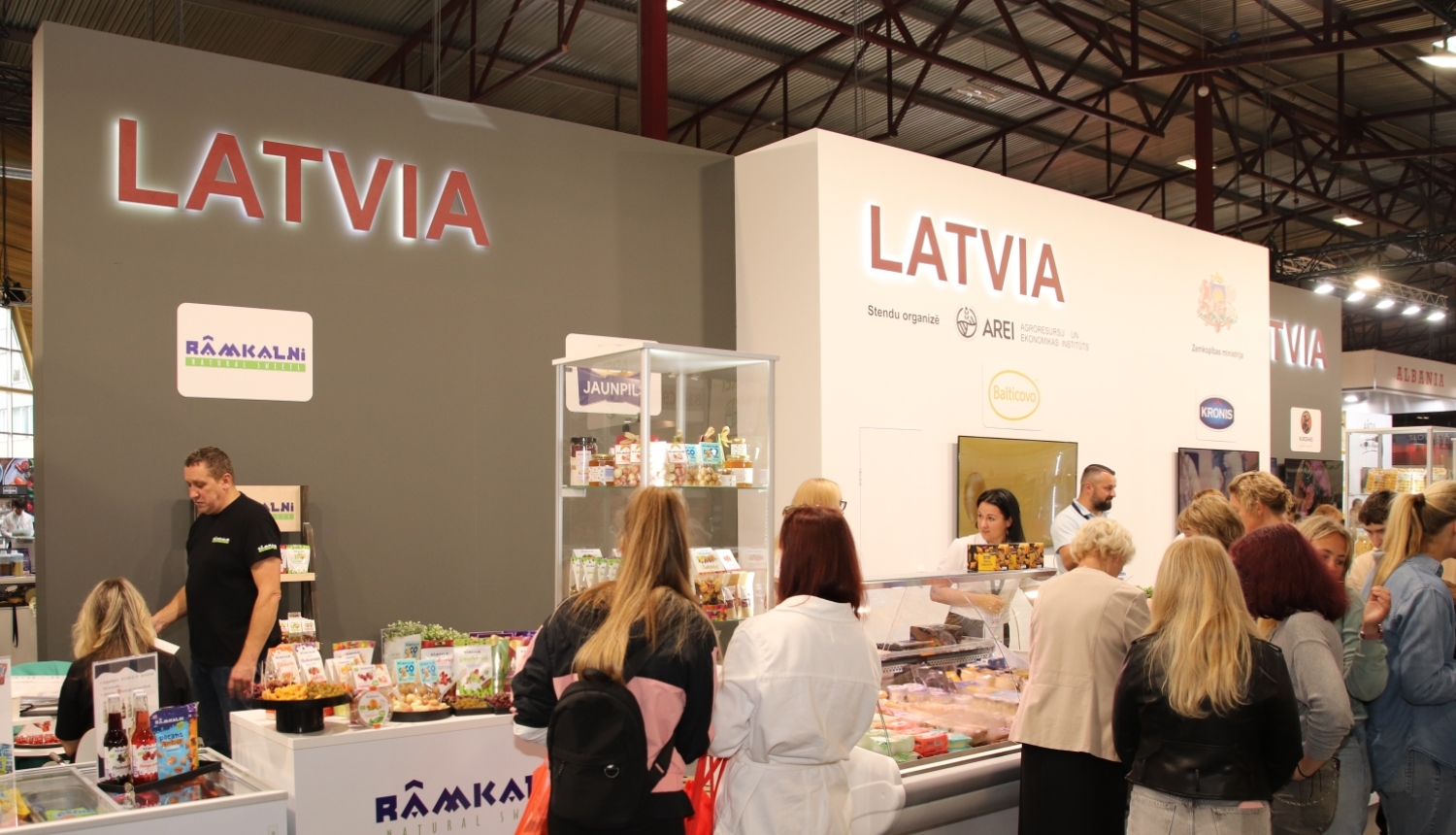 Foto no "Riga Food 2025" izstādes. 