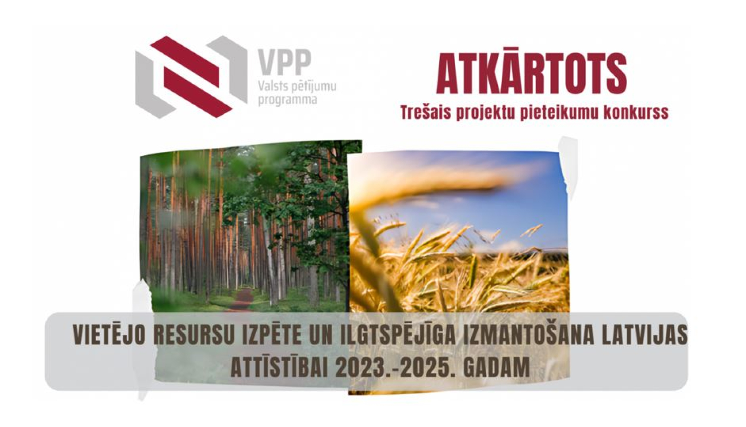 Valsts pētījuma programmas logo