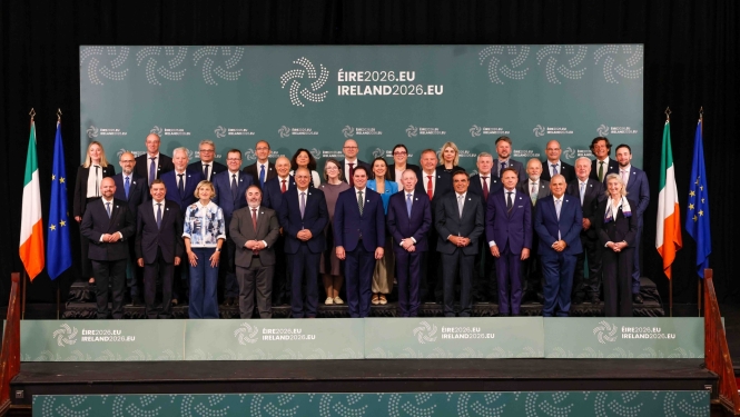 ES zivsaimniecības ministru kopfoto pirms neformālās sanāksmes