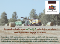 Baneris par papildu atbalstu lauksaimniekiem