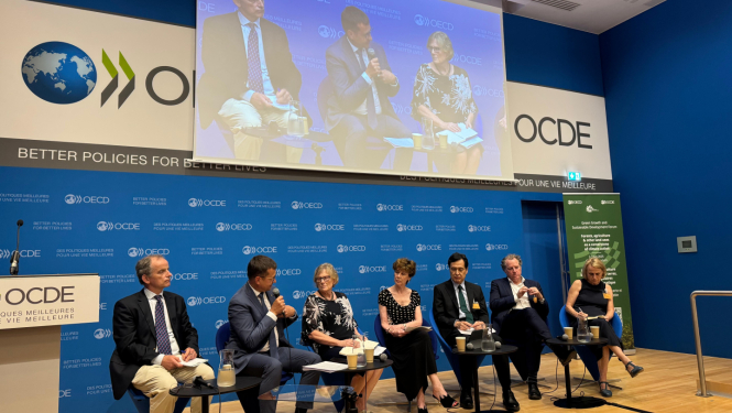 Zemkopības ministrs Armands Krauze OECD Zaļās izaugsmes un ilgtspējīgas attīstības forumā