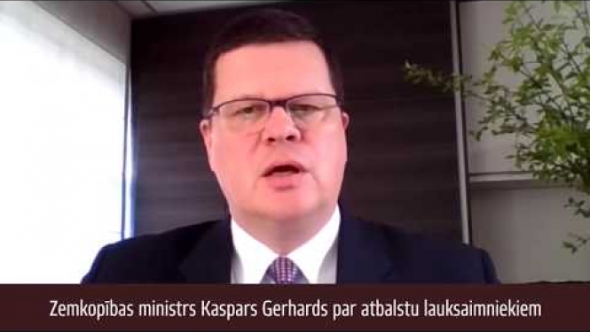 Kaspars Gerhards par valsts atbalstu #COVID krīzes skartajiem lauksaimniekiem un pārtikas ražotājiem