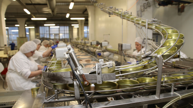 Konservu ražošanas līnija