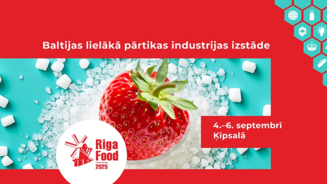 Izstādes Riga Food 2025 posteris