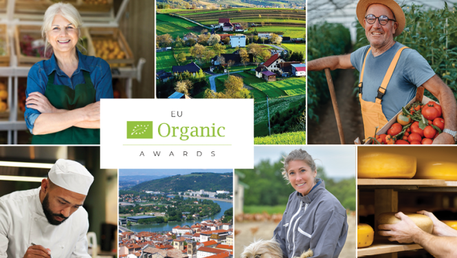 ERS bioloģiskās lauksaimniecības balvas baneris