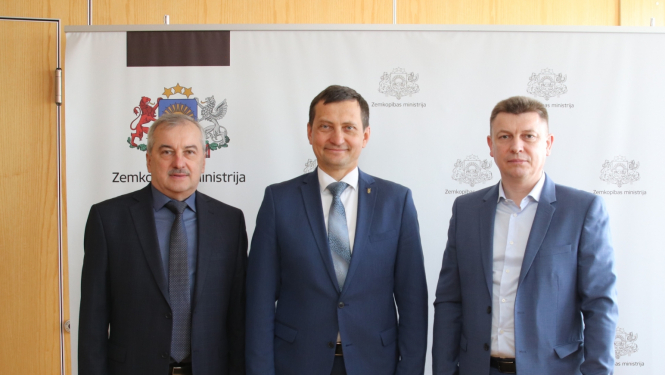 The Minister A. Krauze and the delegation from Ukraine’s Ternopil region has discussed cooperation opportunities and interests in the field of agriculture
