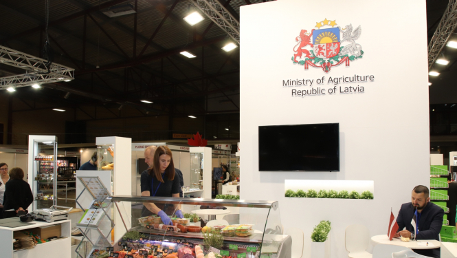 LV kopstends izstādē