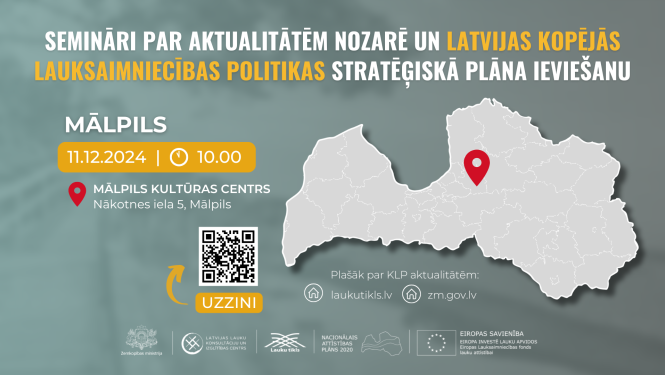 Mālpils semināra plakāts