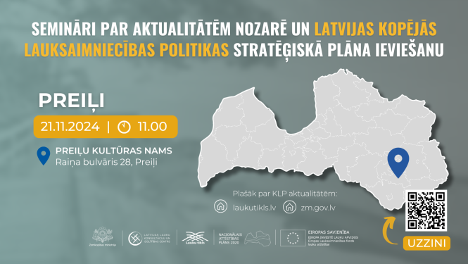 Preiļu semināra baneris