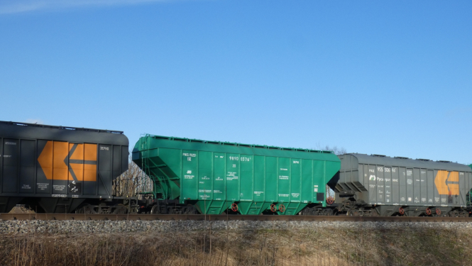 krievijas graudu vagoni Latvijā