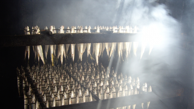 Reņģes kūpinātavā 