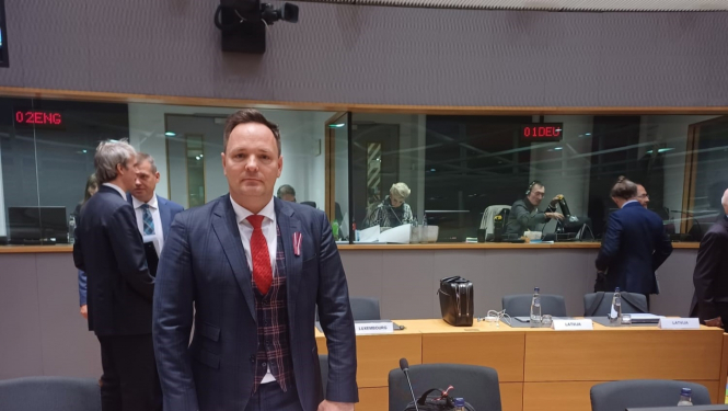 Valsts sekretārs Raivis Kronbergs Briselē