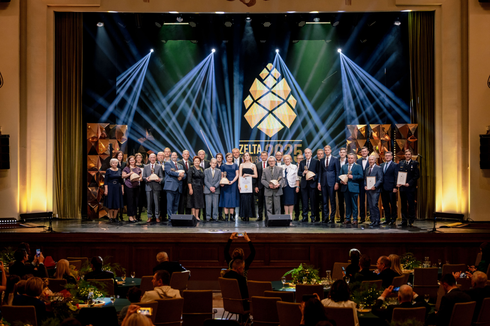 Meža nozares Gada balvas “Zelta čiekurs 2025” apbalvošanas ceremonijas foto