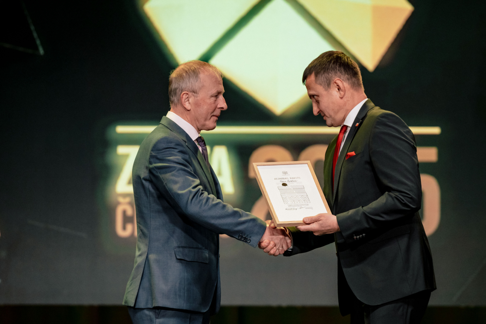 Meža nozares Gada balvas “Zelta čiekurs 2025” apbalvošanas ceremonijas foto