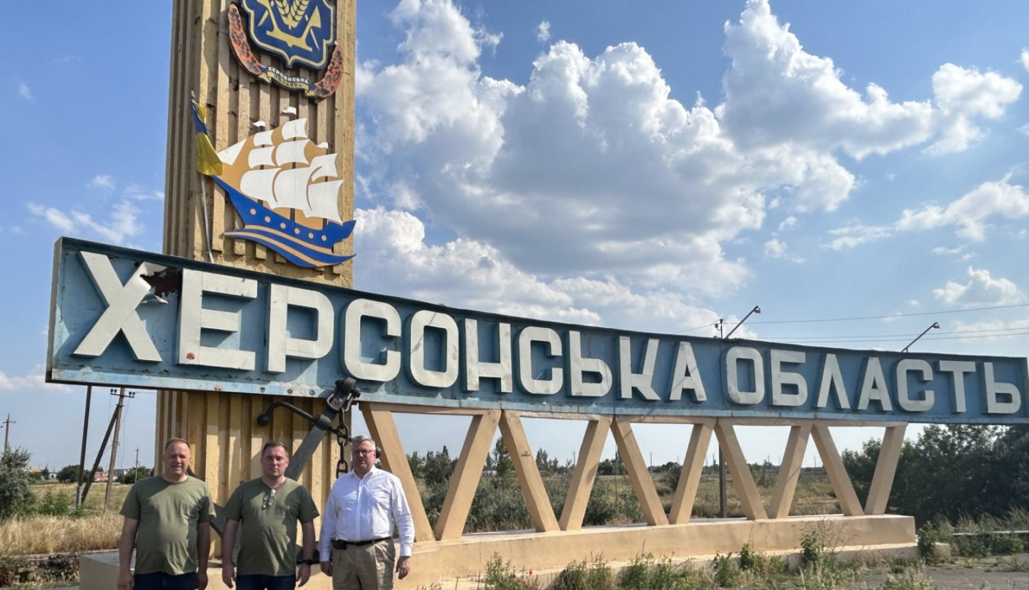 Ministrs D. Šmits Hersonā