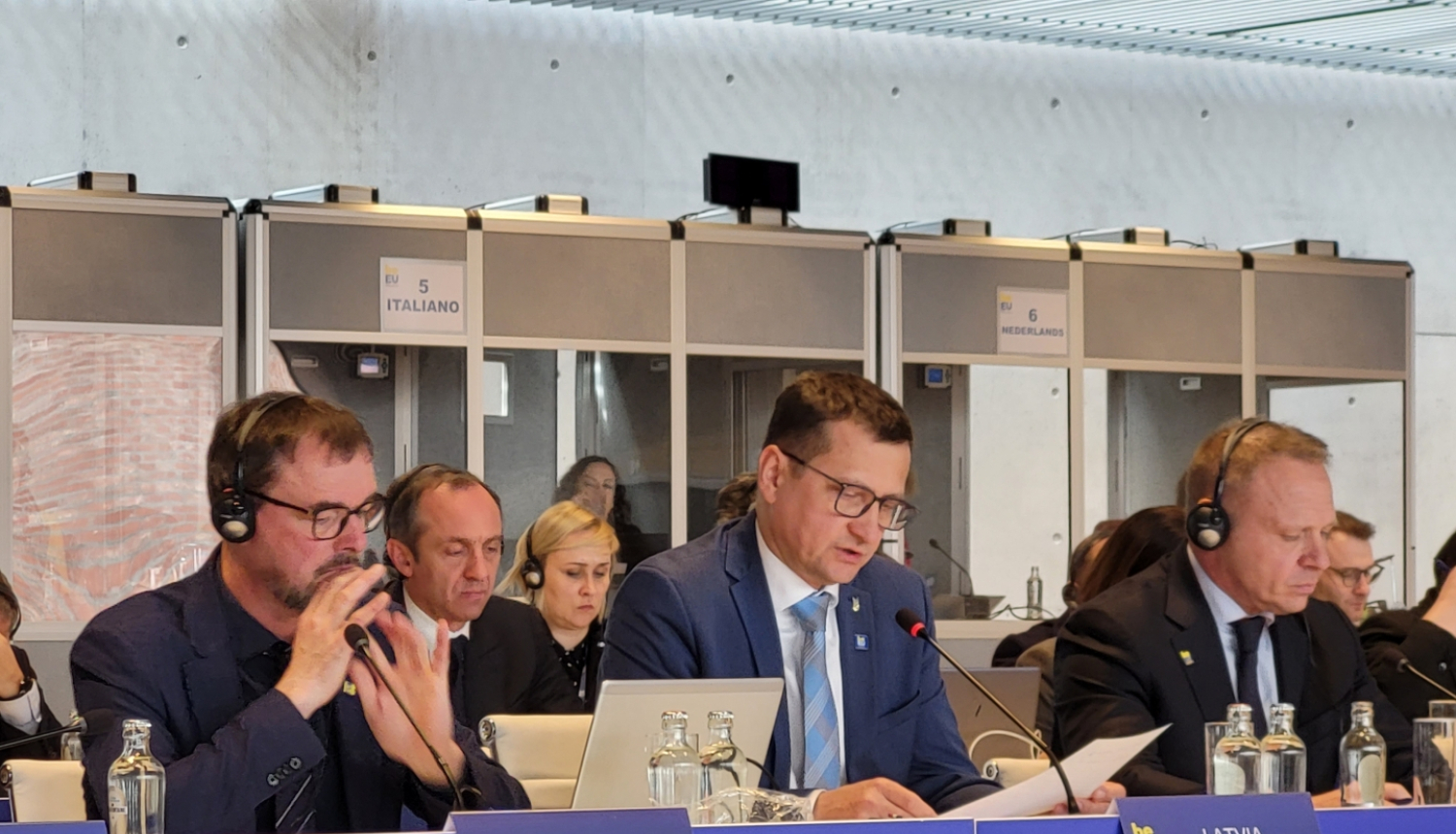 Zemkopības ministrs Armands Krauze neformālajā ES zivsaimniecības ministru sanāksme Brigē Beļģijā