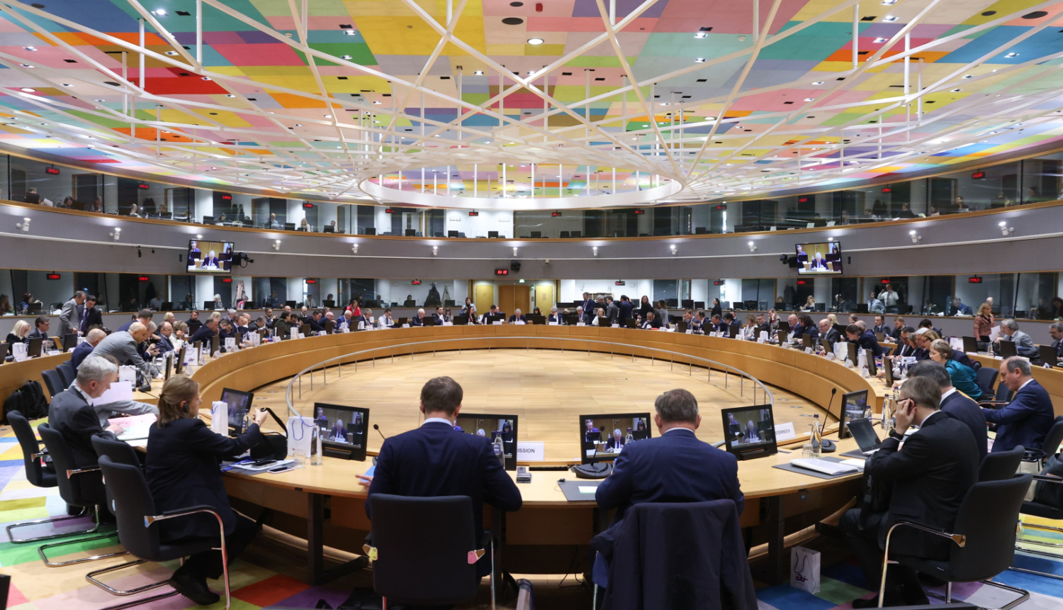 ES ministru padomes sanāksme, apaļais galds