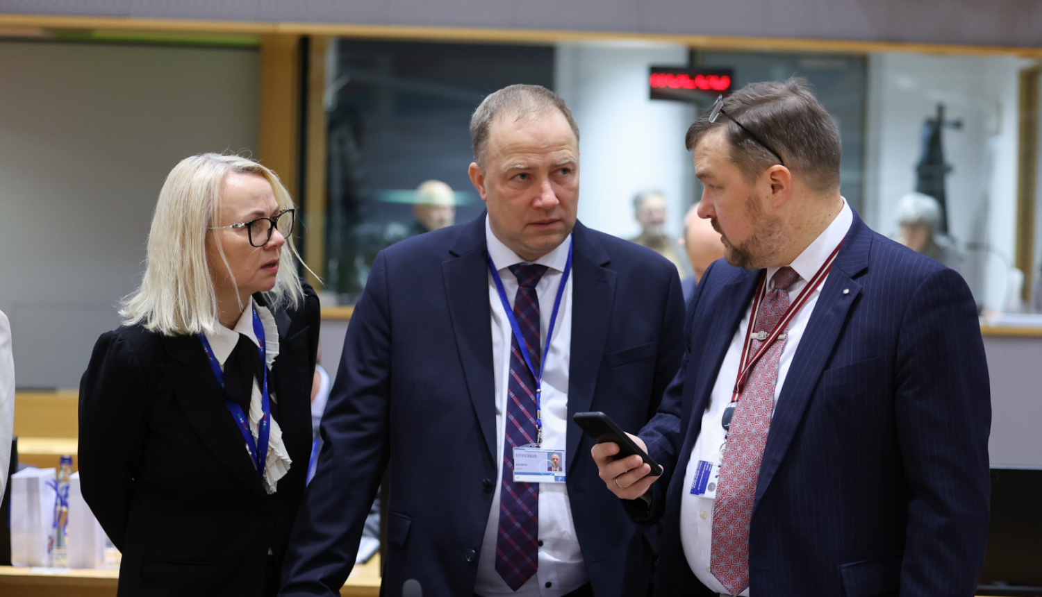 Valsts sekretārs Briselē kopā ar atašejiem