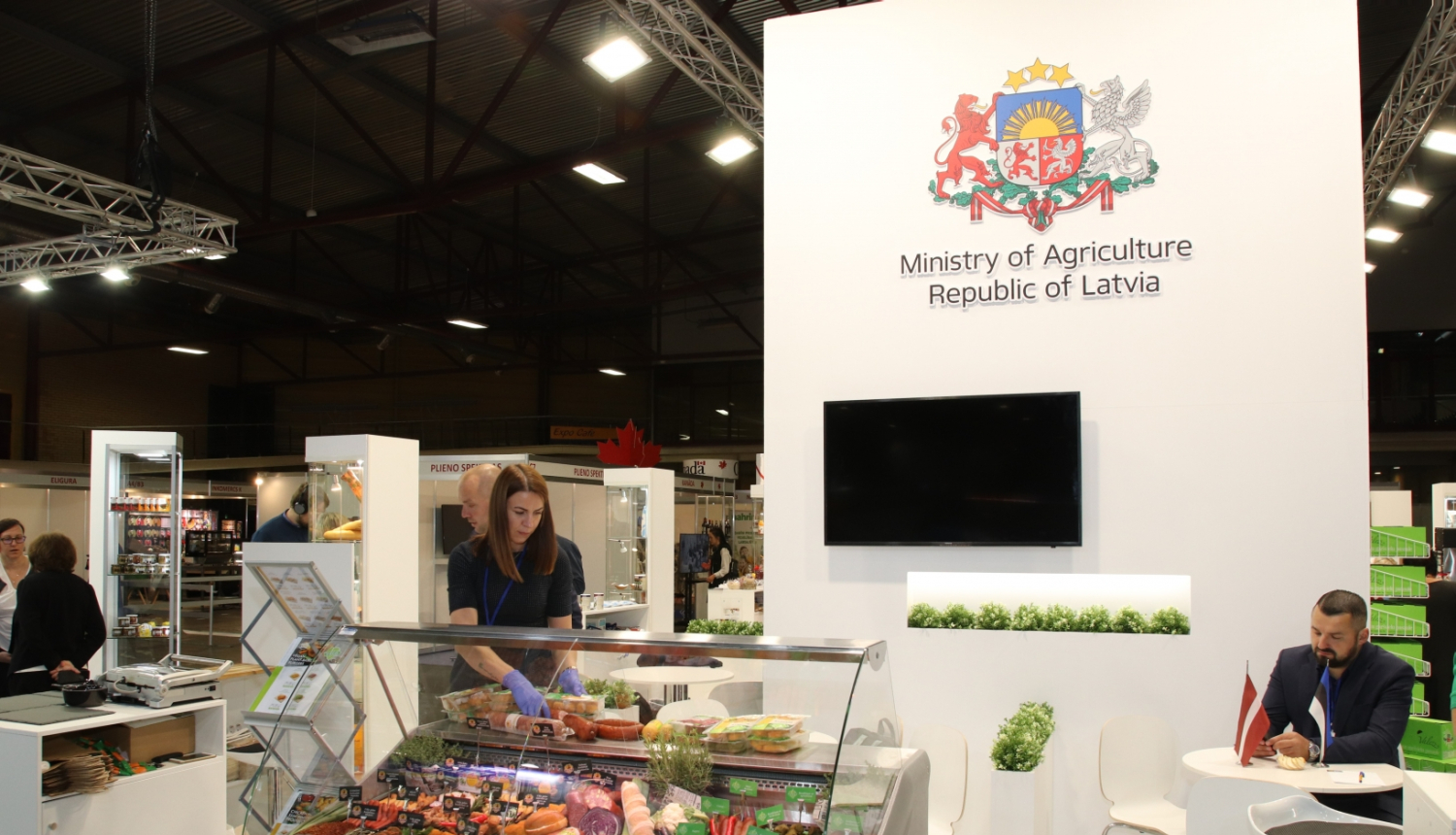 LV kopstends izstādē