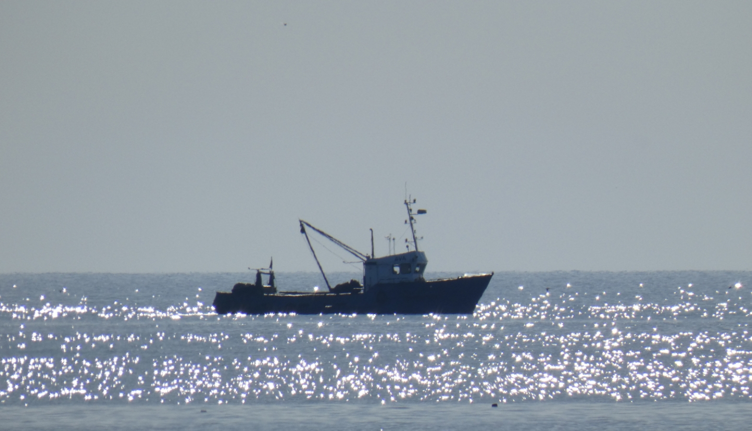 Zvejas kuģis jūrā