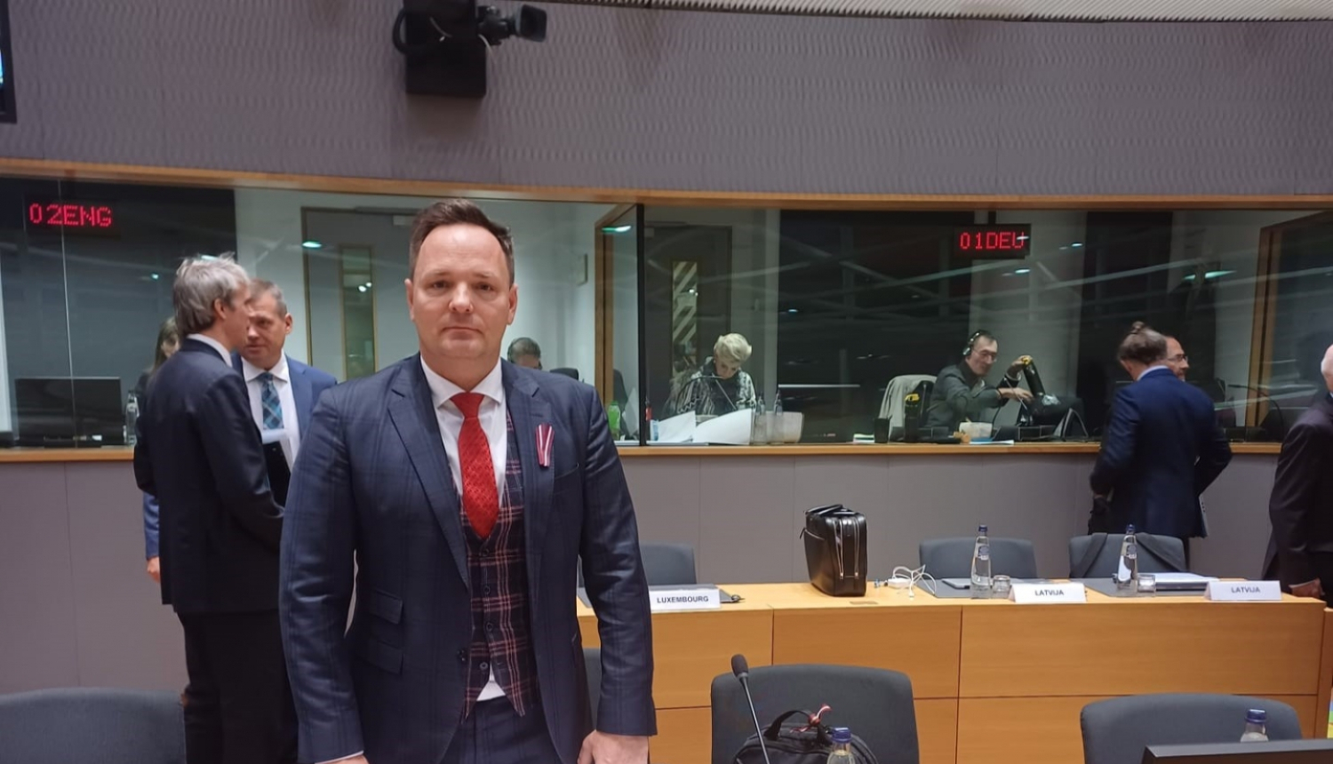 Valsts sekretārs Raivis Kronbergs Briselē