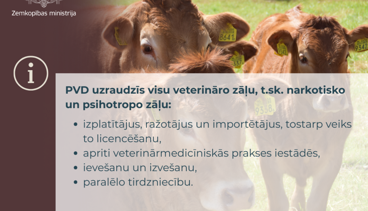 Vizuālis par teretināro zāļu aprites uzraudzību 