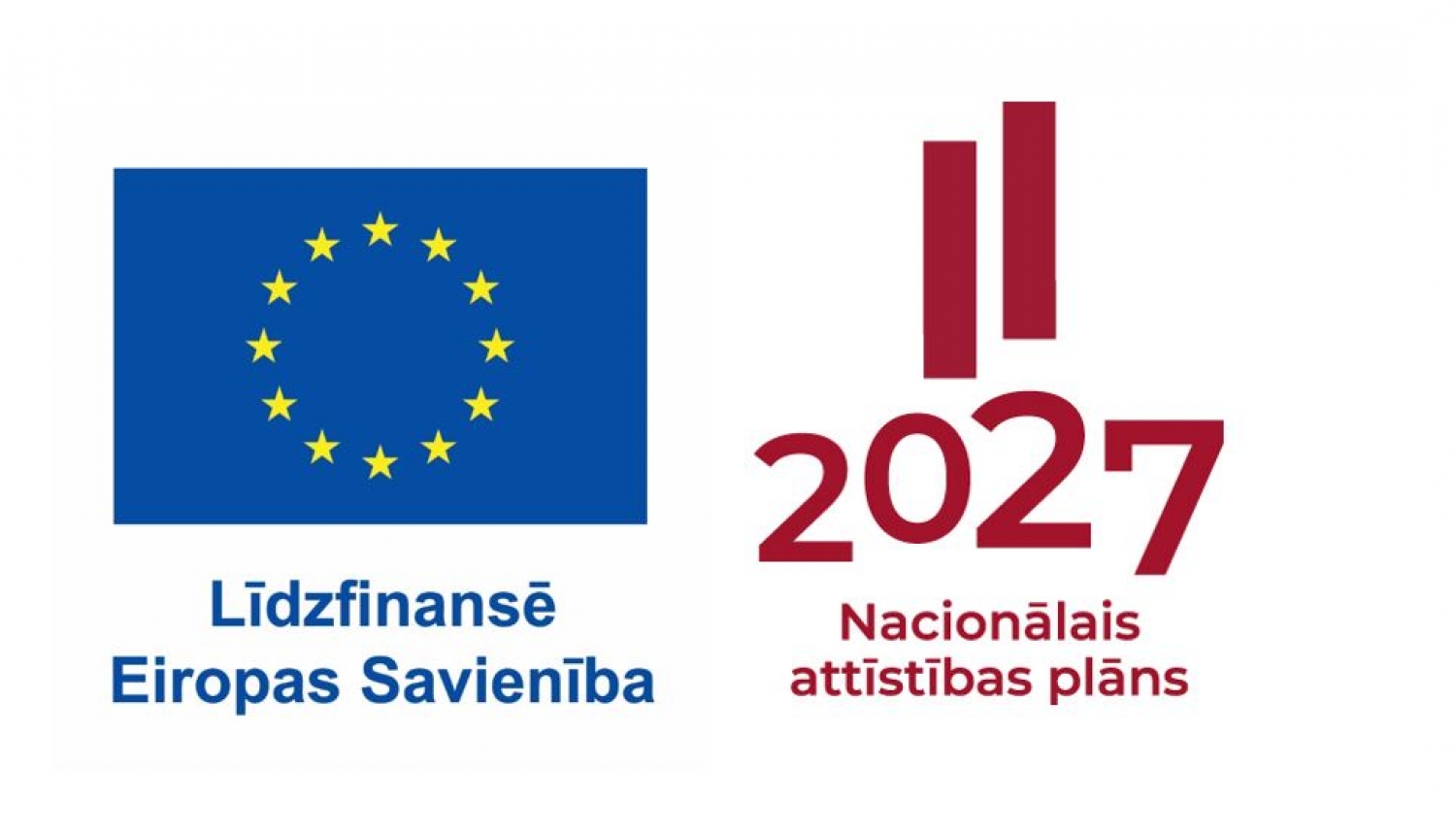 Līdzfiansē ES + NAP logo