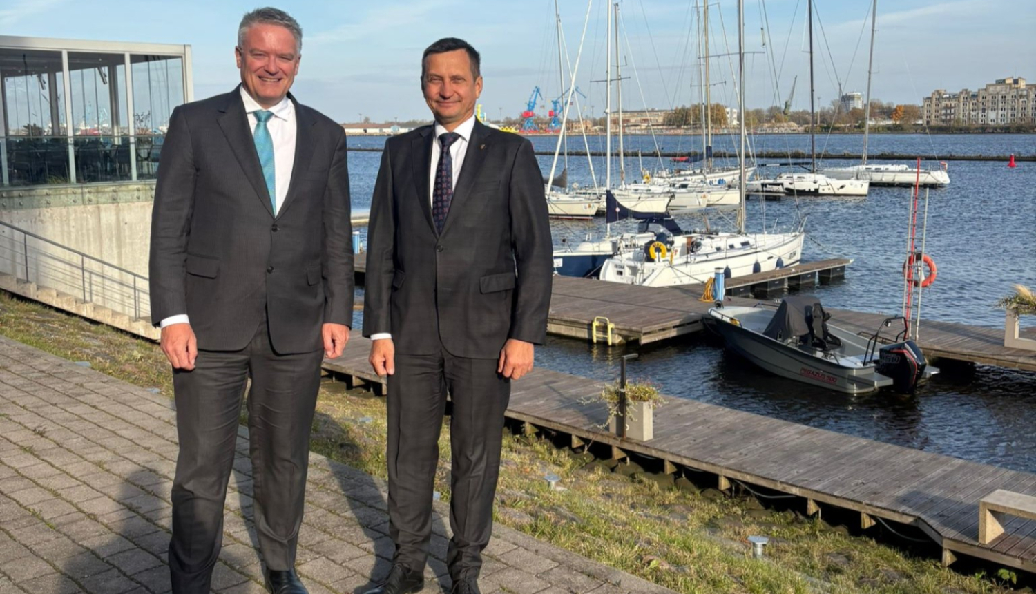 zemkopības ministrs Armands Krauze OECD ģenerālsekretāru Matiasu Kormanu